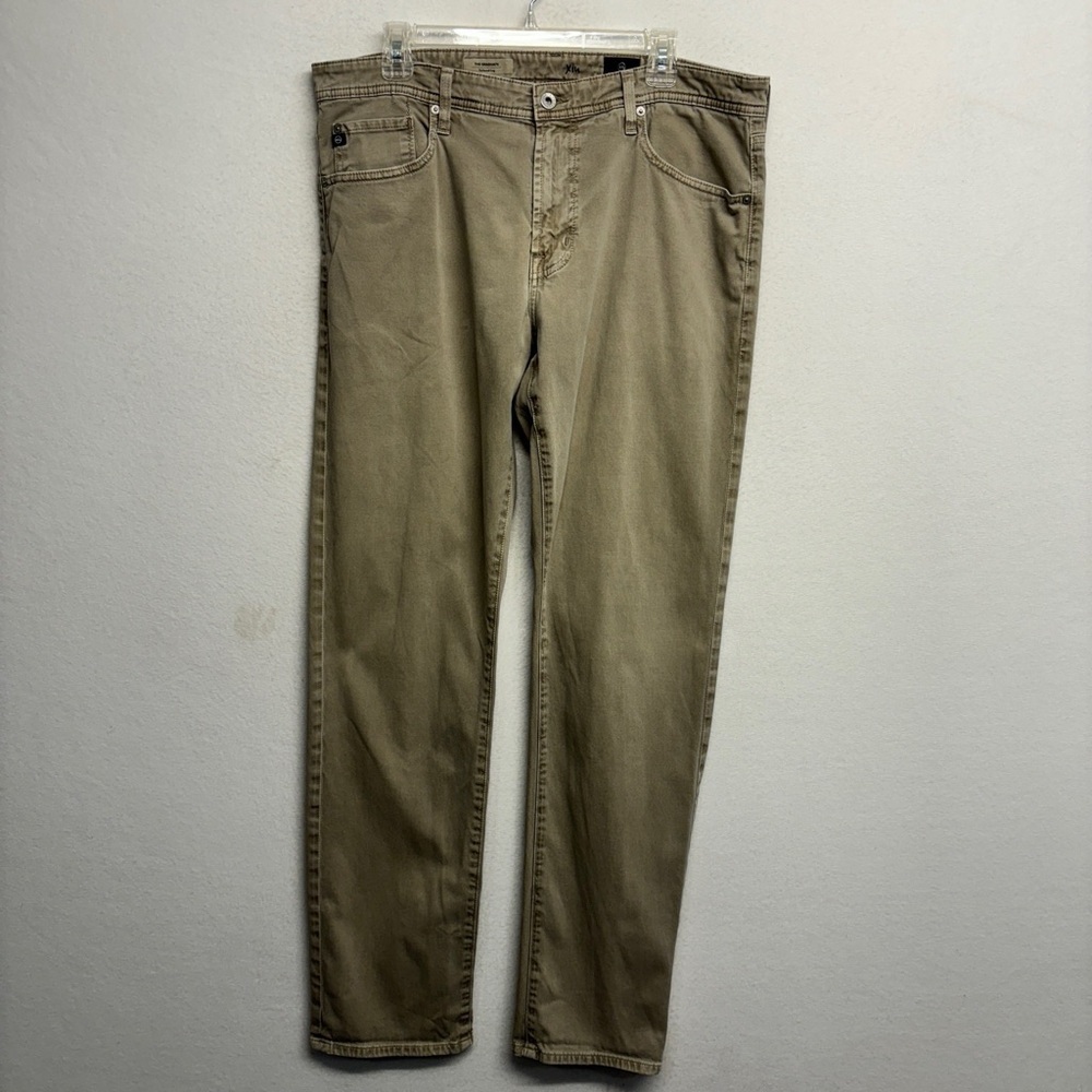 AG Adriano Goldschmied Jeans Pants The Graduate Tailored Leg 36x34 Tan